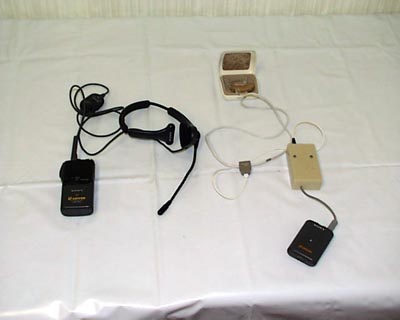 携帯型集団補聴システム「ゲレンデセット」