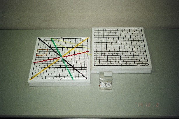 t視覚障害者用　平面座標指導板
