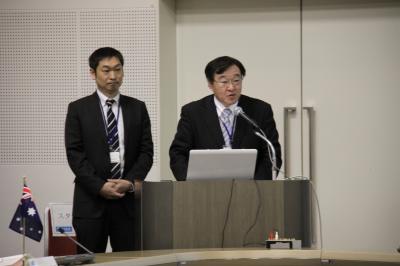 セミナーの様子（日本の代表者の発表）