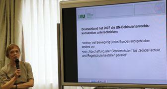 アネッテ・レオンハルト教授（ミュンヘン大学による講演）写真