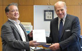 フランス国立特別支援教育高等研究所（INS-HEA）との研究協力協定署名式の写真