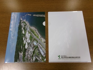 クリアファイルの写真